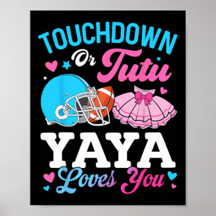 Poster Toque ou Tutu Yaya Ama Você Revelação de Gênero Fa