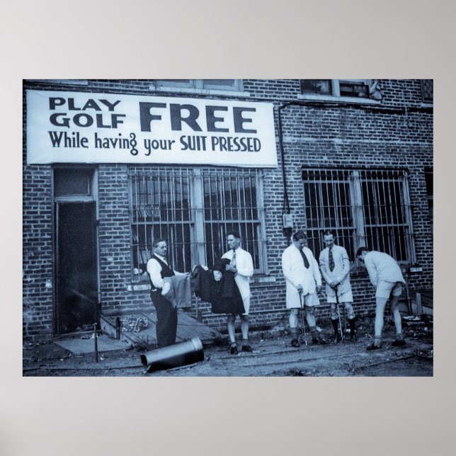 Poster Toque Sem Golfe (Enquanto Tem Seu Fato Preso) (Frente)