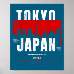 Poster Tóquio Japão A Terra Do Sol Nascente Original St