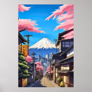 Poster Tóquio Mt Fuji