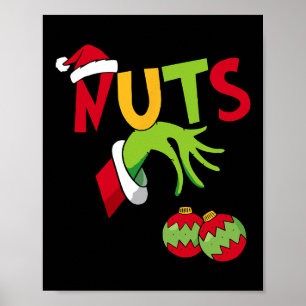 Poster Tórax de Natal Nozes Castanhas Natal Casal Combina