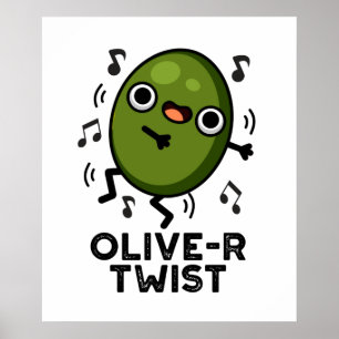 Poster Torção de Fruta de Oliva