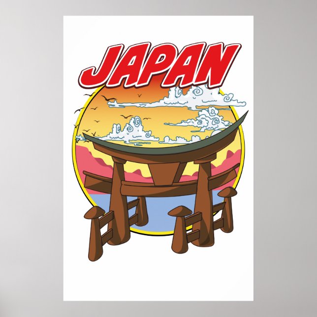 Poster Tori do Japão (Frente)