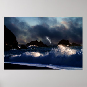 Poster tormentoso dos mares