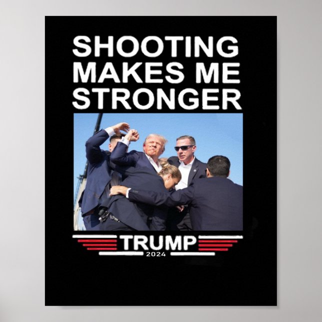Poster Torna-Me Mais Forte A Camisa Trump 2024 (Frente)