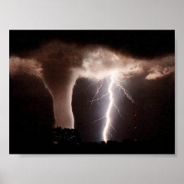 Poster Tornado e Relâmpago