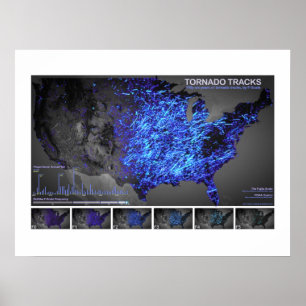 Pôster Tornado Tracks