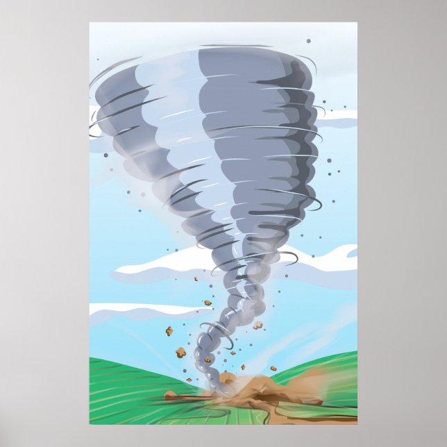 Poster Tornado Twister (Frente)