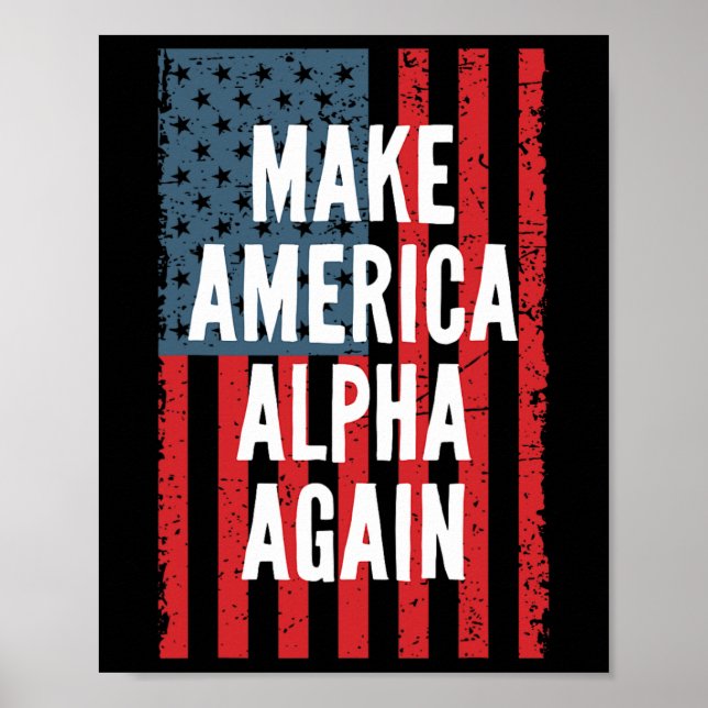 Poster Tornar A América Novamente O Dia Da Independência  (Frente)