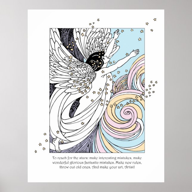 Pôster Tornar Anjo de Arte (Frente)