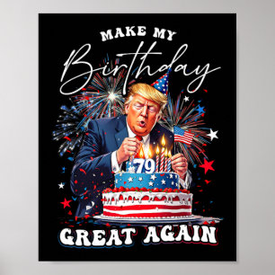 Poster Tornar Meu Excelente De Aniversário Novamente3