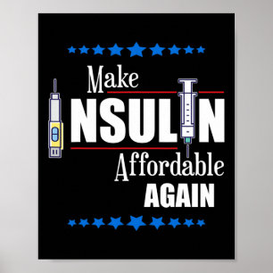 Poster Tornar o Barato de Insulina Mais Uma Vez A Sensibi