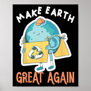 Poster Tornar o Excelente da Terra novamente o ambiente p