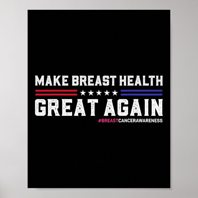 Poster Tornar O Excelente De Saúde Da Mama Novamente Engr (Frente)
