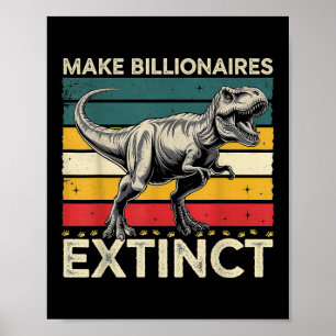 Poster Tornar os Bilionários Extintos Engraçados, Sarcást