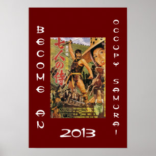 PÔSTER TORNAR-SE E OCUPAR SAMURAI 2013