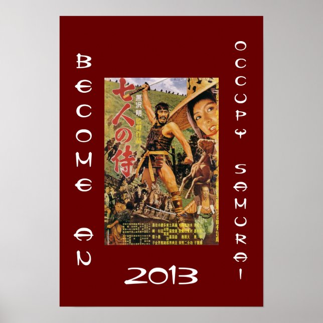 PÔSTER TORNAR-SE E OCUPAR SAMURAI 2013 (Frente)