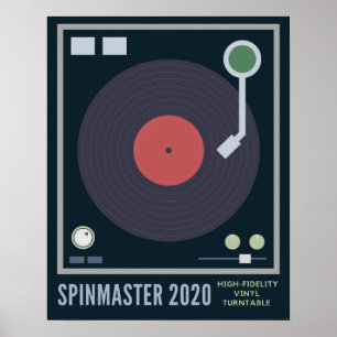 Poster Tornável de Vinil de Alta Fidelidade SpinMaster 2