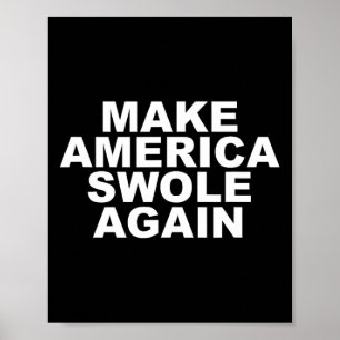 Poster Torne a América a tropeçar de novo, engraçadinho,