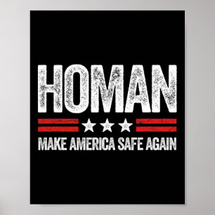 Poster Torne a América Segura Novamente Tom Homan Diverti
