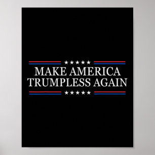 Poster Torne a América Sem Trump Novamente Anti Trump