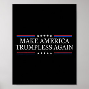 Poster Torne a América Sem Trump Novamente Anti Trump 