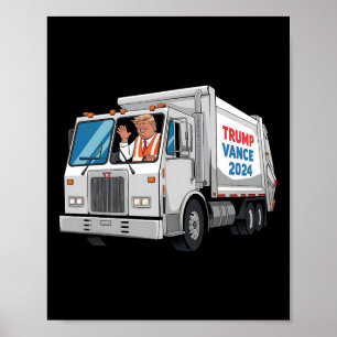 Poster Torne o Excelente americano Garbyge novamente Trum