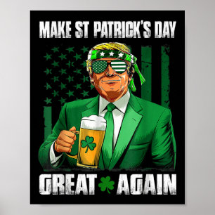 Poster Torne O Excelente De Dia de São Patrício Novamente