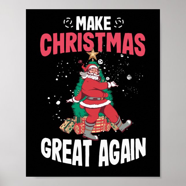 Poster Torne o Excelente de Natal Novamente Engraçado (Frente)