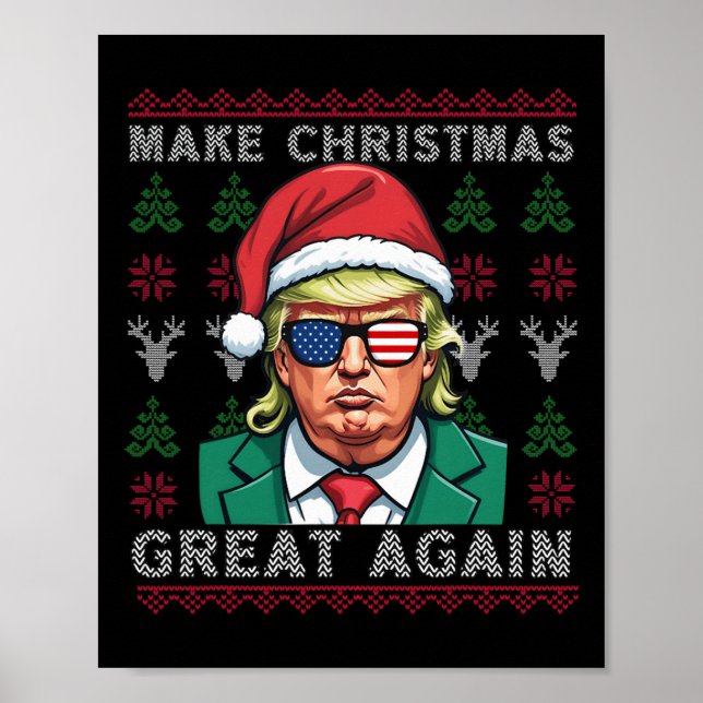Poster Torne o Excelente de Natal novamente engraçado (Frente)