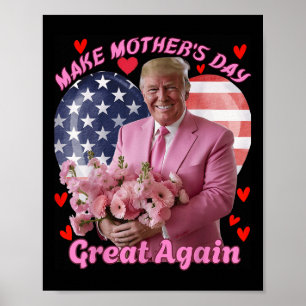 Poster Torne o Excelente Dia de as mães Novamente Engraça