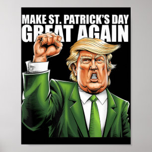 Poster Torne O Excelente Do Dia de São Patrício Novamente