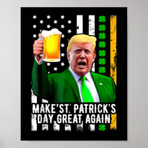 Poster Torne O Excelente Do Dia de São Patrício Novamente