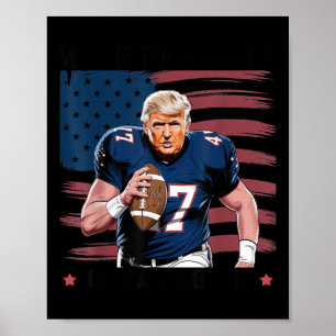Poster Torne o Futebol Americano Grande Novamente Trump B