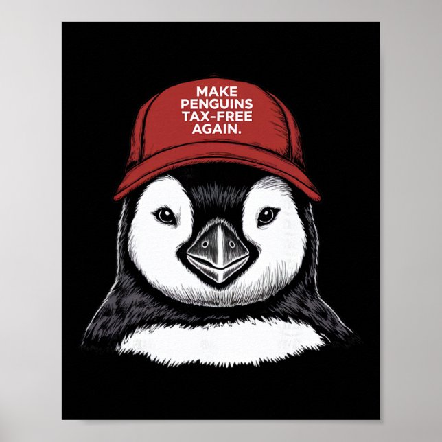 Poster Torne o Pinguim Isento de Impostos Novamente - Res (Frente)