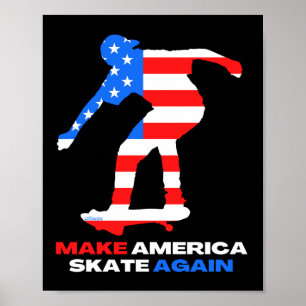 Poster TORNE O SKATE AMÉRICO NOVAMENTE, 50-50grind editio