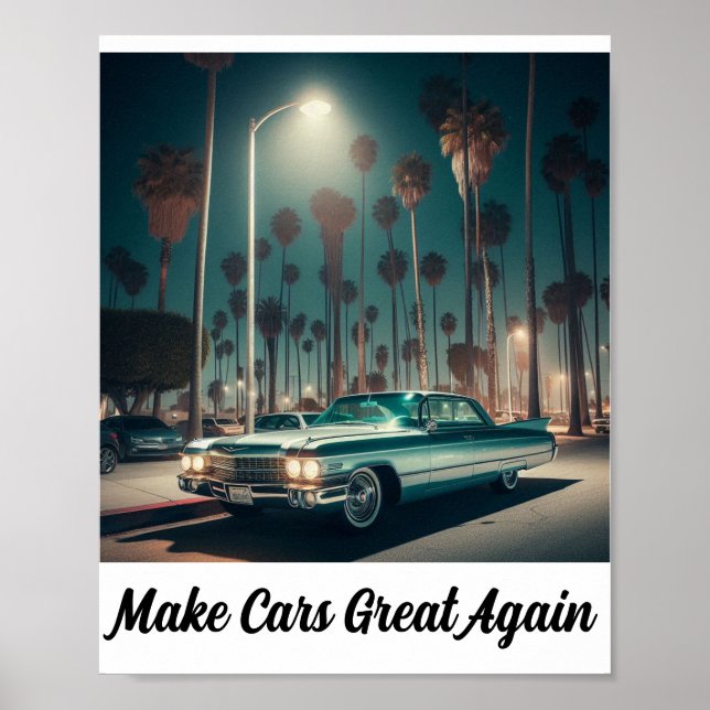 Poster Torne os Carros Ótimos Novamente (Frente)