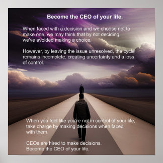 Poster Torne-se o CEO da sua vida.