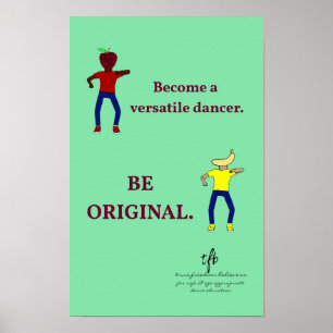 Poster Torne-se um Versátil Dançarino Verde-claro