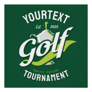 Pôster Torneio de Golfe do nome Pro Golf Torphy Golfing