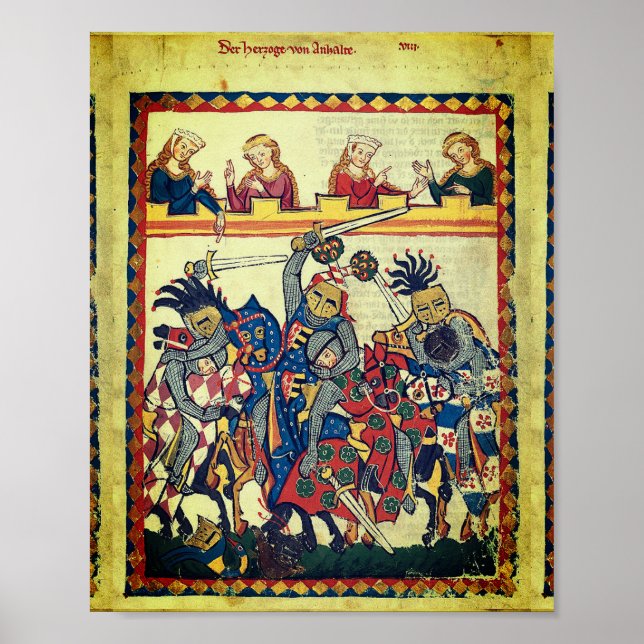 Poster Torneio medieval (Frente)