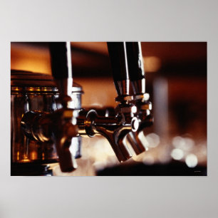 Pôster Torneiras da cerveja