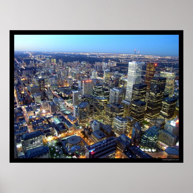 Pôster Toronto em Dusk (Frente)