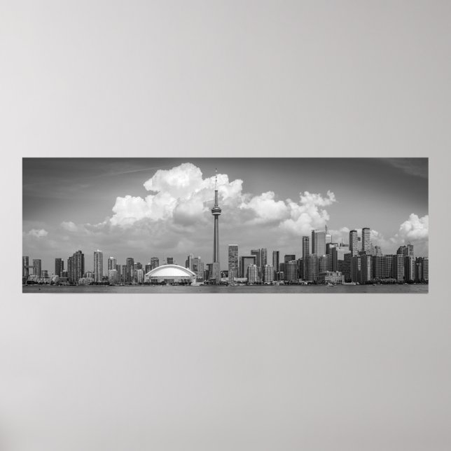 Poster Toronto Ontario cityscape (Frente)