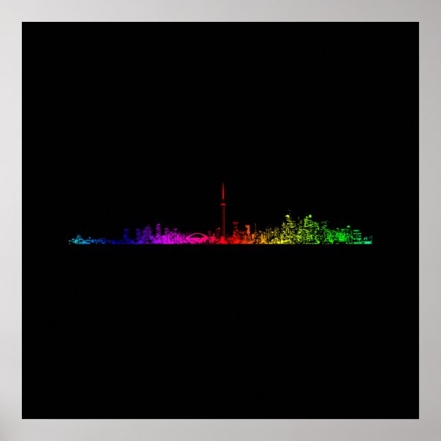Poster Toronto Rainbow (Frente)