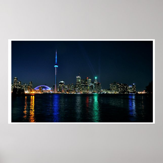 Pôster Toronto Skyline (Frente)