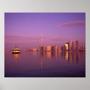 Pôster Toronto Skyline, Ontário, Canadá