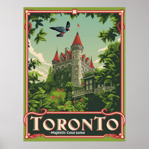 Poster Toronto: Vintage Casa Loma