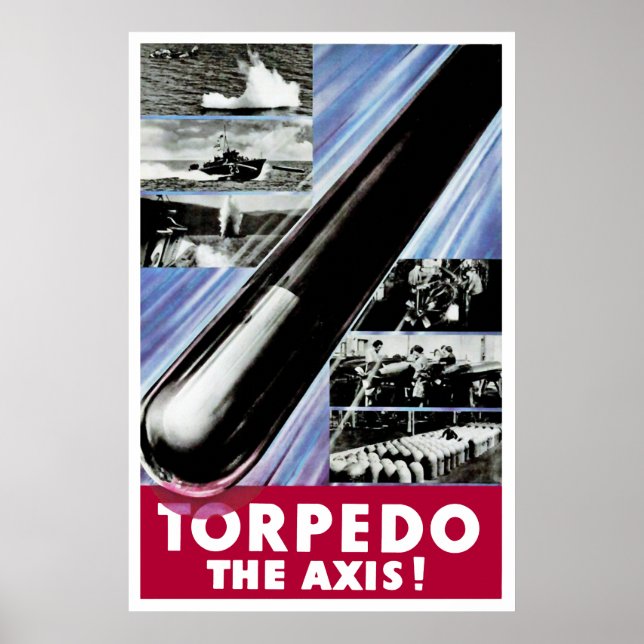 Poster Torpedo O Eixo (Frente)