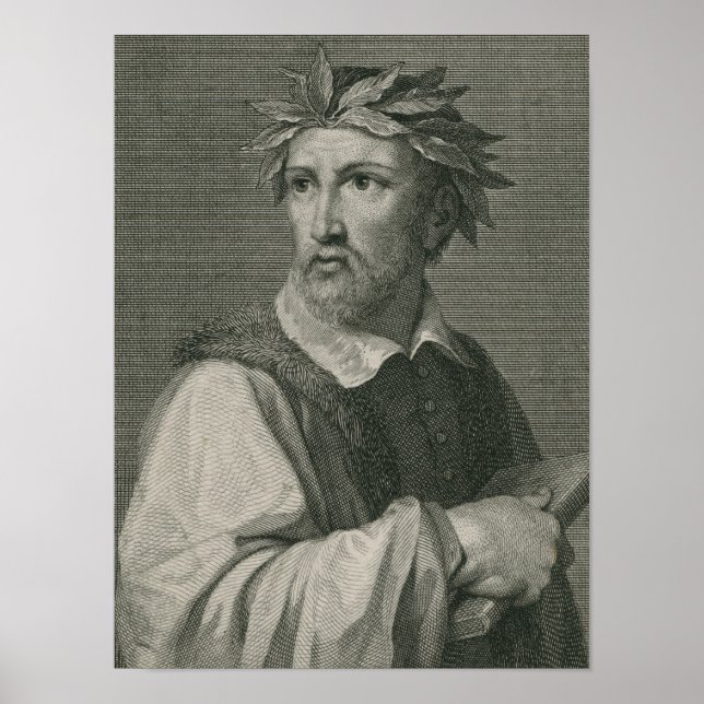 Poster Torquato Tasso da 'Galeria de Retratos' (Frente)